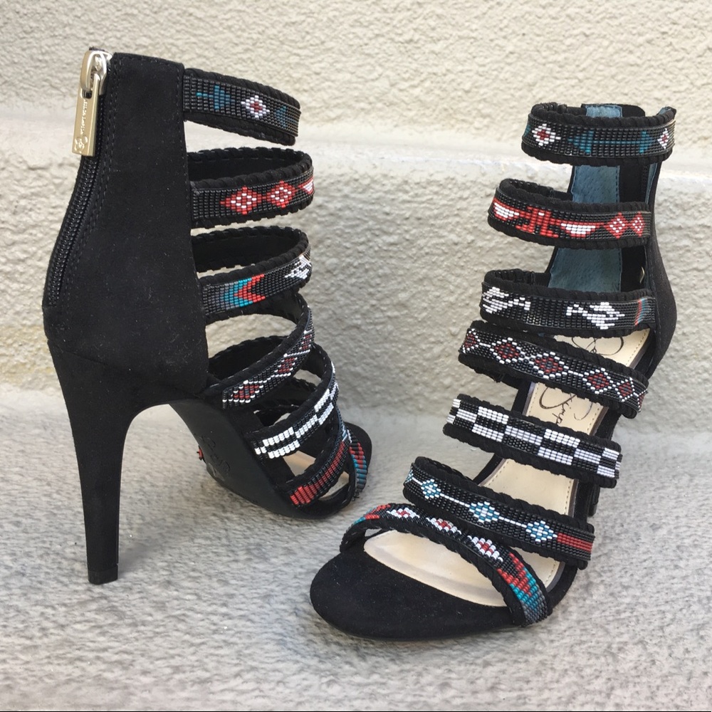 Jessica Simpson Erienne Strappy Sandal Heel - Picture 5 of 6